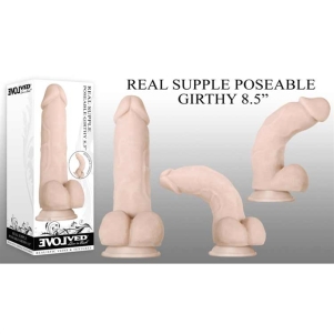 REAL SUPPLE POSEABLE GIRTHY 8.5