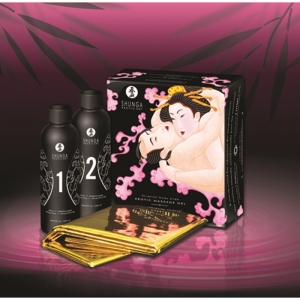 SHUNGA GELÉE MASSAGE ÉROTIQUE VIN PÉTILLANT FRAISE