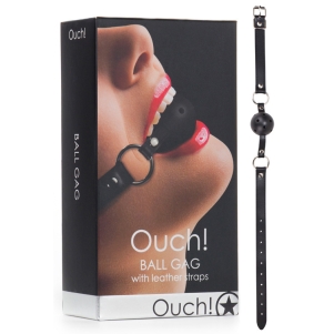 GAG BALL BLACK OUCH