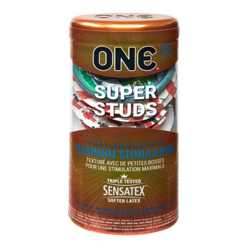CONDOM ONE SUPER STUDS CONDOM ONE SUPER STUDS