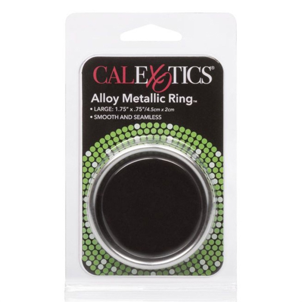 Alloy Metallic Ring Large - Silver