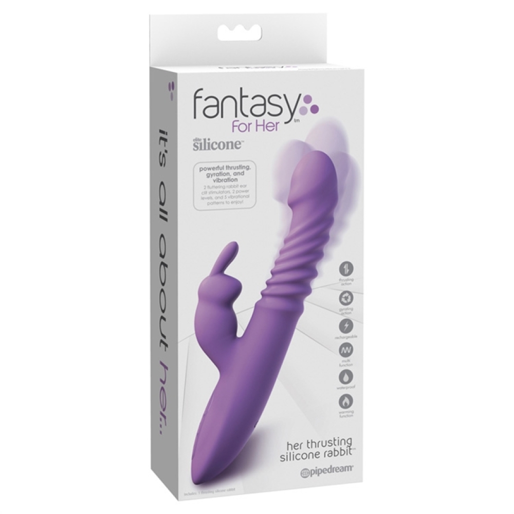 Fantasy For Her - Her Thrusting Silicone Rabbit