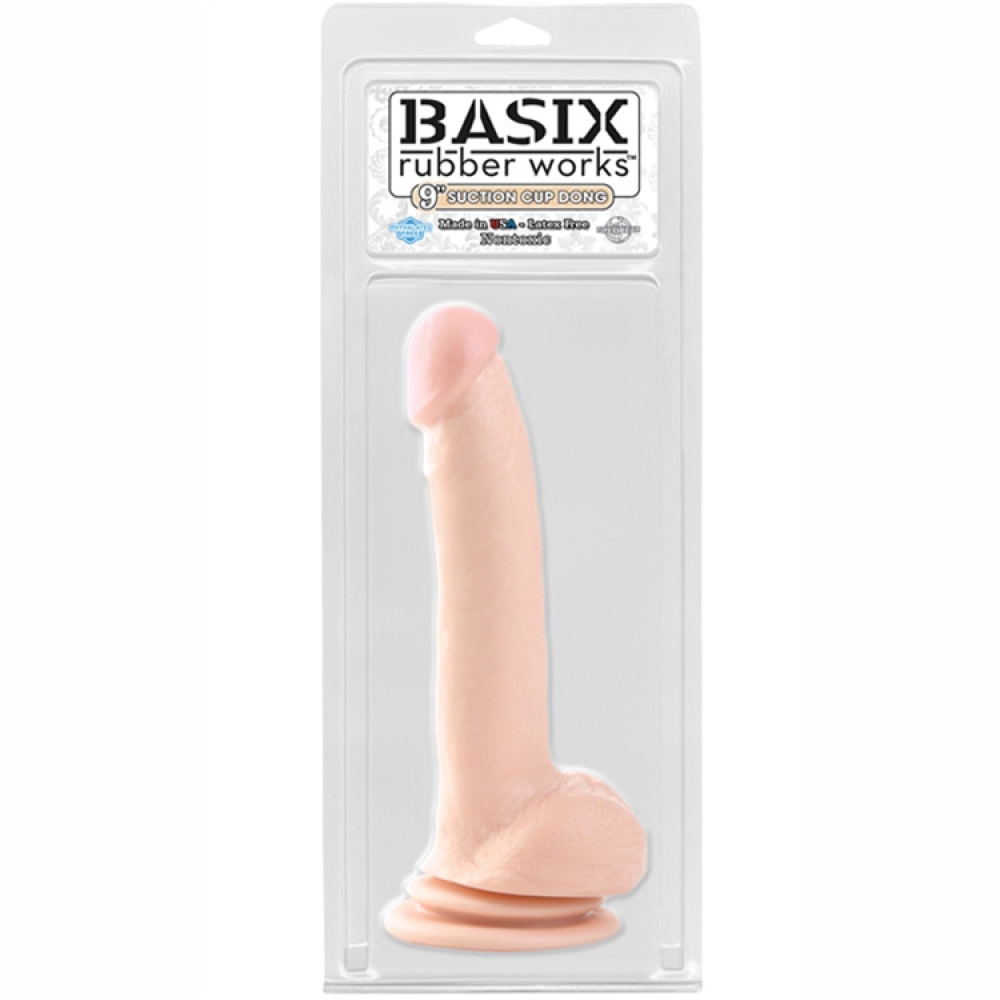 BASIX RUBBER WORKS - 9'' SUCTION CUP THICKY PEAU