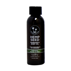 Huile corporelle et à massage Guavalava 2oz HEMP SEED
