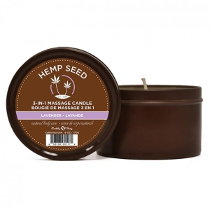 Bougie de massage 3 en 1 Lavender 6.8oz HEMP SEED