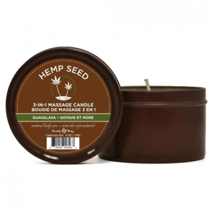 Bougie de massage 3 en 1 Guavalava 6.8oz HEMP SEED