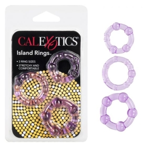 CalExotics - Silicone Island Rings - Purple
