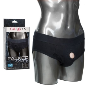 CalExotics - Packer Gear Black Brief Harness - XS/S