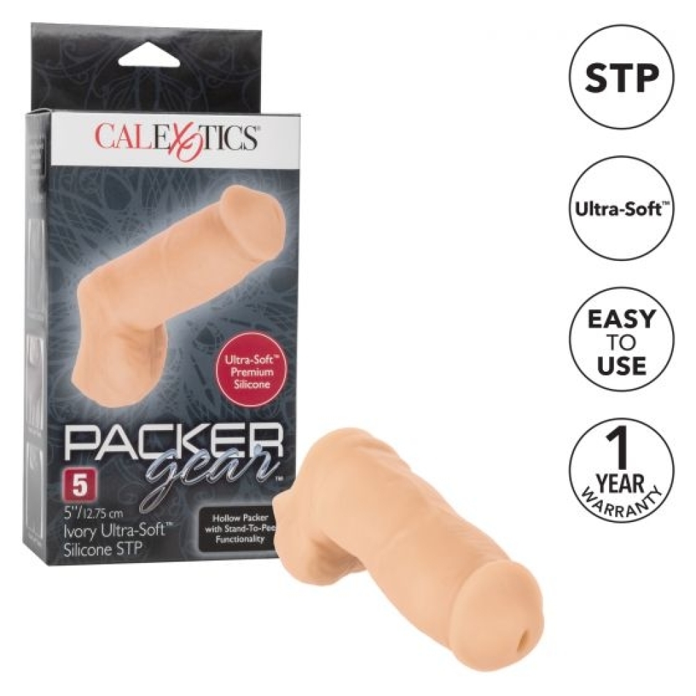 Packer Gear 5"/12.75 cm Ultra-Soft Silicone STP - Ivory Packer Gear 5"/12.75 cm Ultra-Soft Silicone STP - Ivory