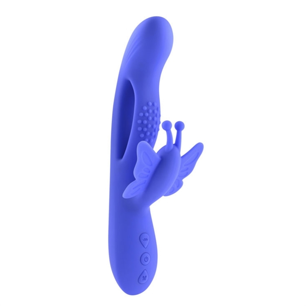 Butterfly Dreams - Silicone Rechargeable - Blue
