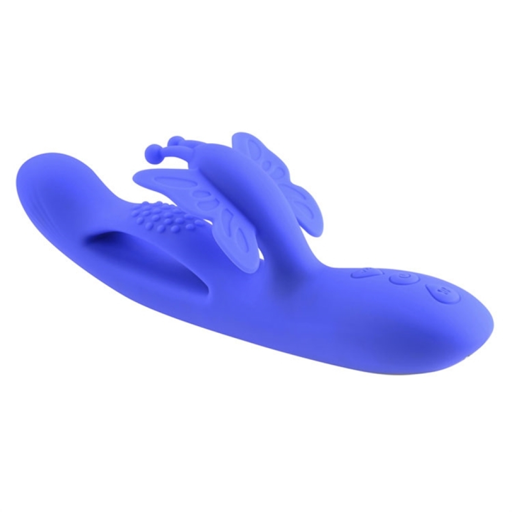 Butterfly Dreams - Silicone Rechargeable - Blue