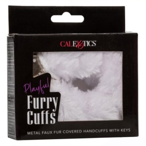 Playful Furry Cuffs - Blanc Playful Furry Cuffs - Blanc