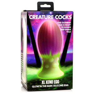 Creature Cocks - XL Xeno Egg Glow In The Dark Silicone