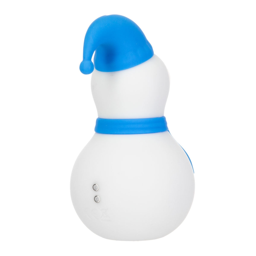 Snowy Kiss – Clitoral Stimulator – Snowman (Blue & White)