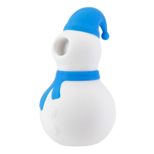 Snowy Kiss – Clitoral Stimulator – Snowman (Blue & White)