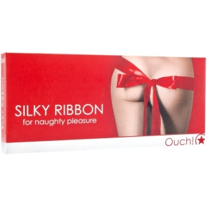 Ouch! Silky Ribbon Red