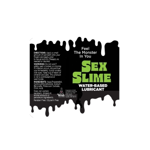 Sex Slime Creature Lube-Water-Based Lubricant, Green 4oz