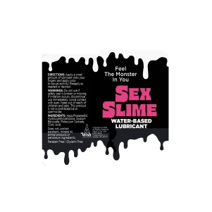 Sex Slime Creature Lube- Water-Based Lubricant, Pink 4oz