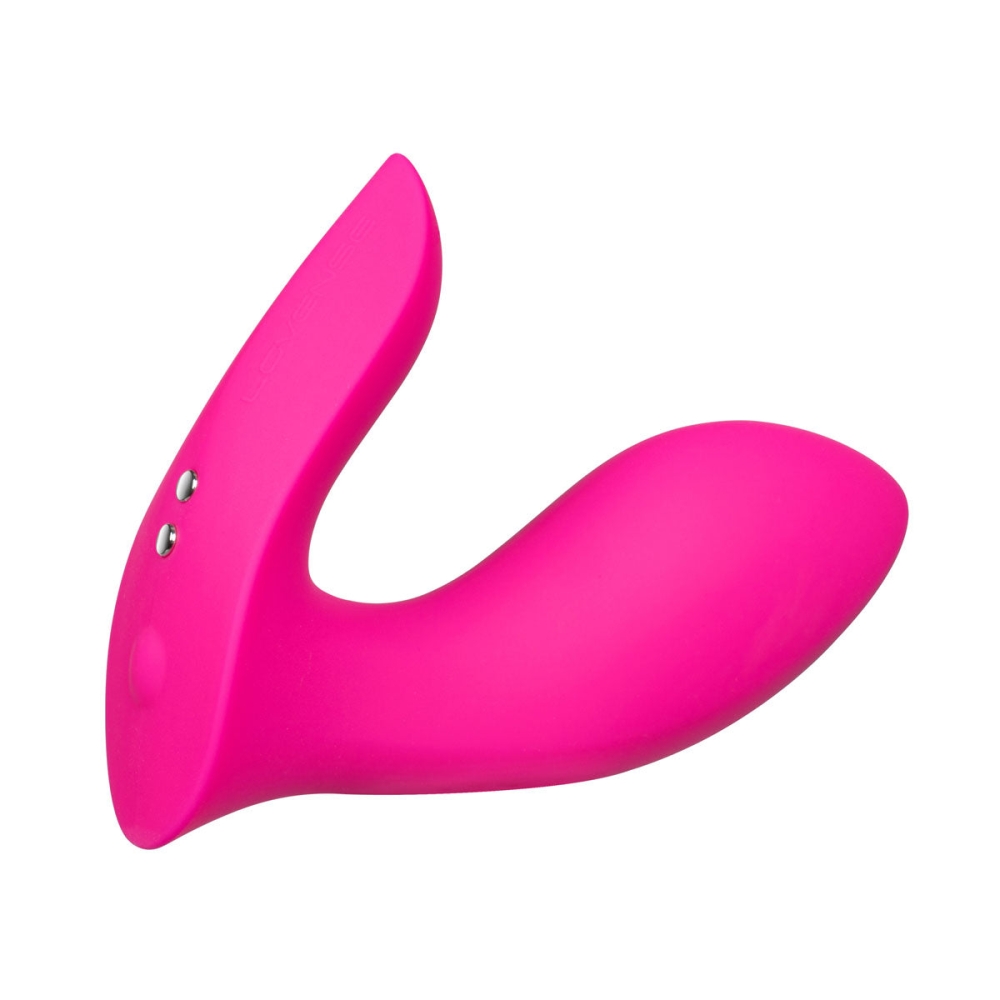 Lovense - Flexer - Bluetooth® Insertable Dual Panty Vibrator – Pink