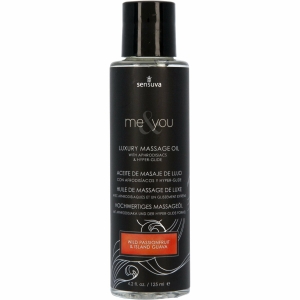 Sensuva Me&You – Luxury Massage Oil – 4.2 Oz - Wild Passionfruit & Island Guava