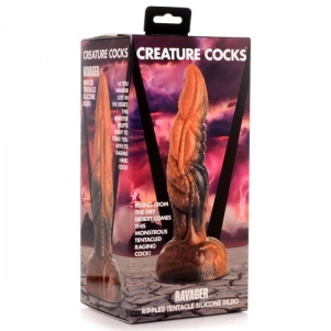 CREATURE COCKS - Ravager Rippled Tentacle Silicone Dildo