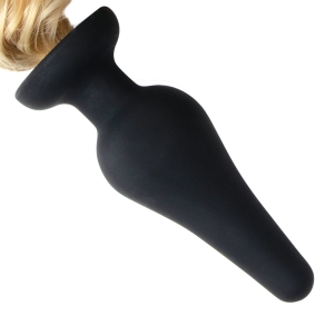 WhipSmart 4 Inch Blonde Pony Tail Plug - Regular