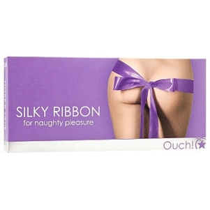 Ouch! Silky Ribbon Purple